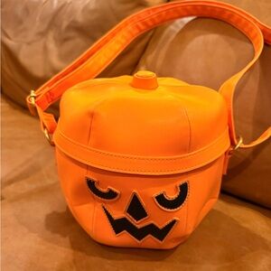 Loungefly Mcdonalds Orange Pumpkin bucket  Crossbody Bag